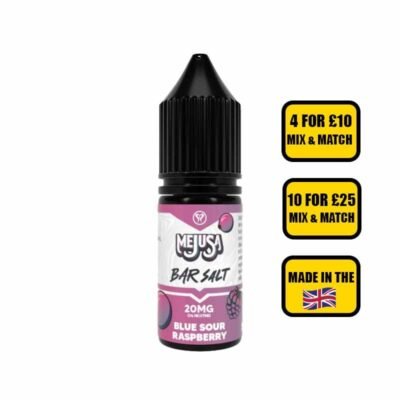 blueberry raspberry vape Mejusa Bar Salt Blue Sour Raspberry