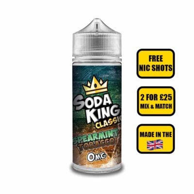 tobacco vape juice Soda King classic - Spearmint Tobacco