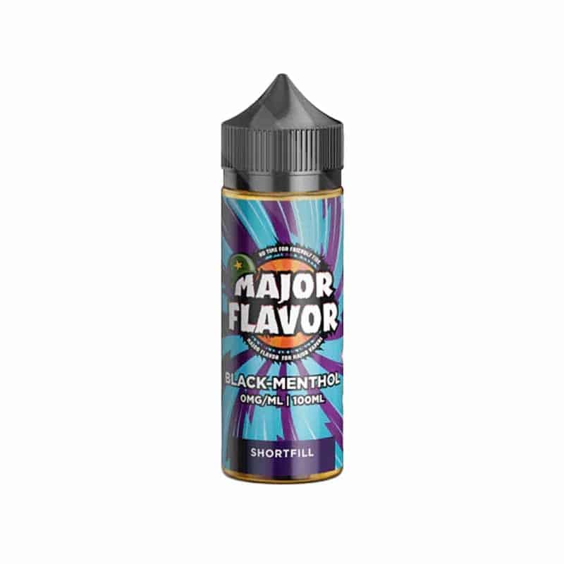 black menthol Black-Menthol by Major Flavor 100ml Shortfill - Image 1