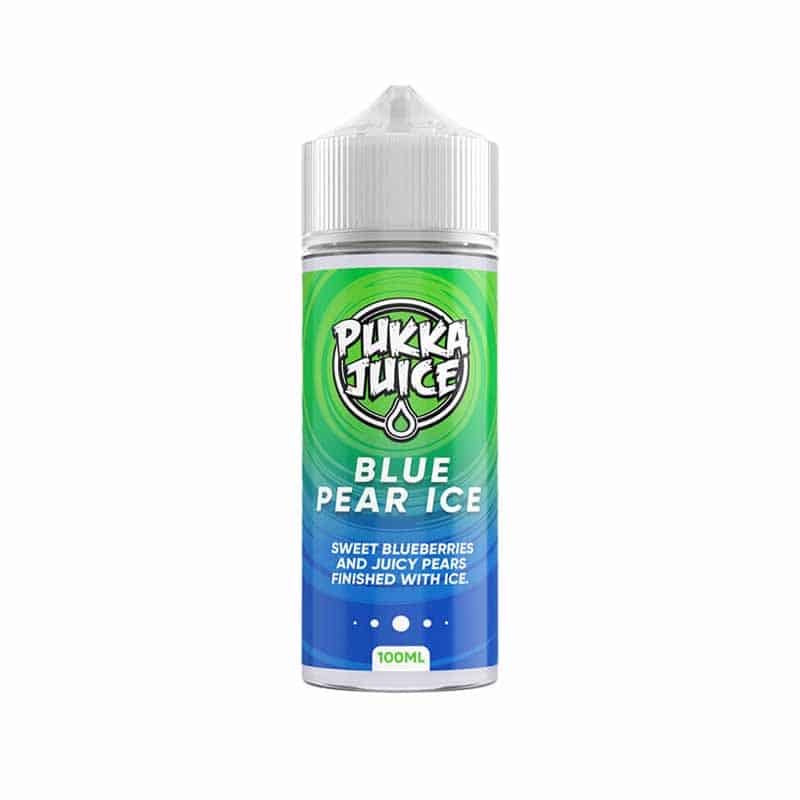 blue pear ice Blue Pear Ice by Pukka Juice 100ml Shortfill - Image 1