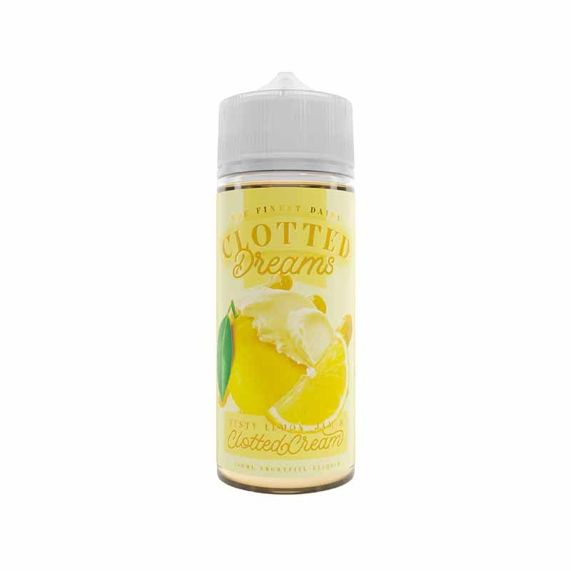 lemon Zesty Lemon Jam & Clotted Cream by Clotted Dreams 100ml Shortfill - Image 1