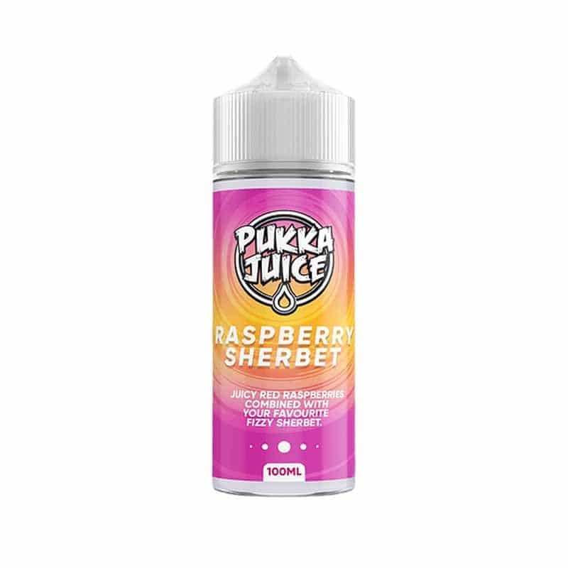 raspberry sherbet Raspberry Sherbet by Pukka Juice 100ml Shortfill - Image 1