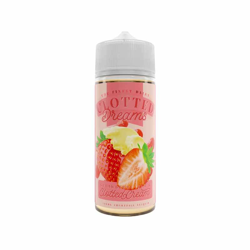 strawberry Strawberry Jam & Clotted Cream by Clotted Dreams 100ml Shortfill - Image 1