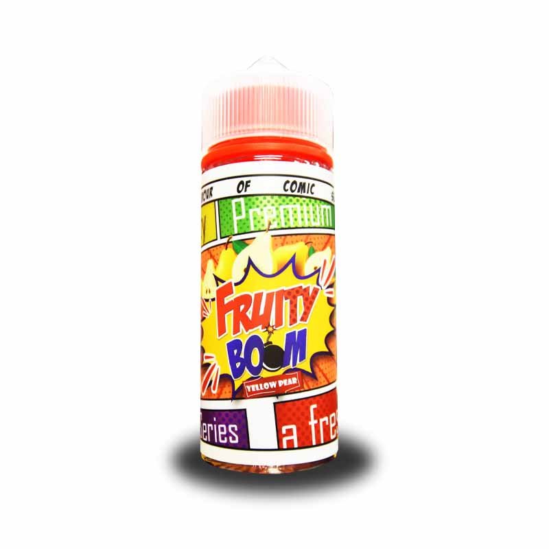 yellow pear Yellow Pear by Fruity Boom 100ml Shortfill - Image 1