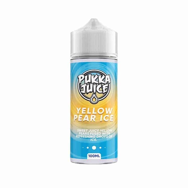 yellow pear ice Yellow Pear Ice by Pukka Juice 100ml Shortfill - Image 1