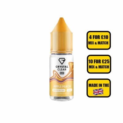 Crystal Clear Apple Peach Nic Salt