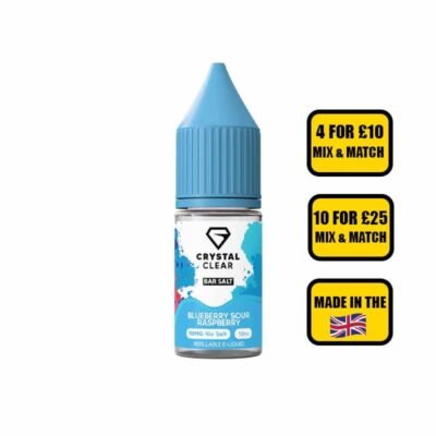 Crystal Clear Blue Sour Raspberry Nic Salt