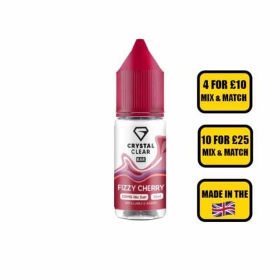 Crystal Clear Fizzy Cherry Nic Salt