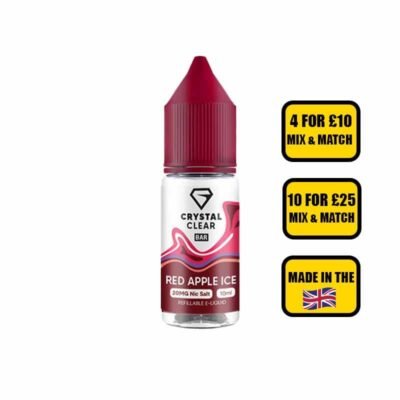 Crystal Clear Red Apple Ice Nic Salt