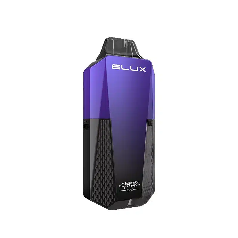Elux-cyberover-6k-Blueberry-Sour-Raspberry-min.jpg Elux Cyberover 6K Prefilled Pod Vape Kit - Image 5