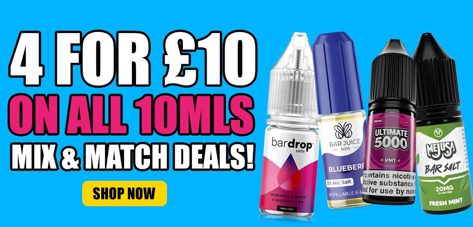 4 for £10 mix and match