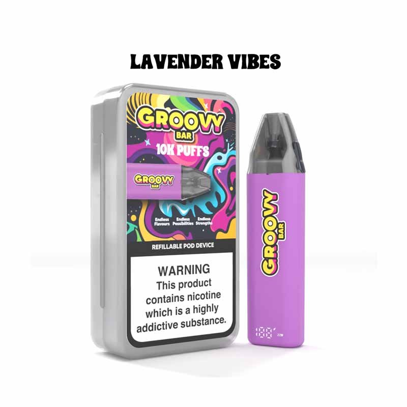lavender Halloween Special – Groovy Bar Kit + 3 Pods + 3 E-Liquids – Now Only £19.99 - Image 8