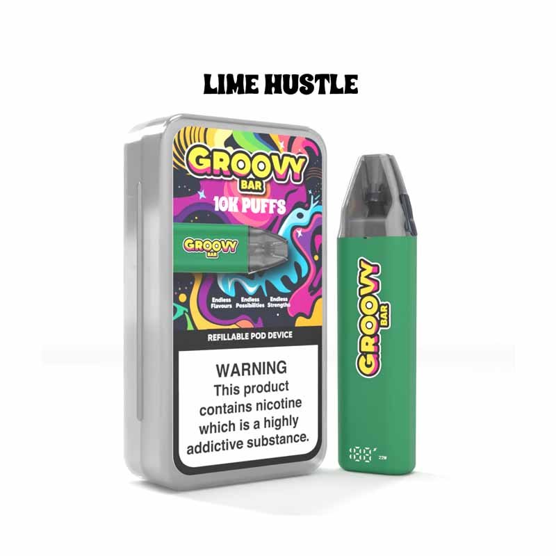 lime Halloween Special – Groovy Bar Kit + 3 Pods + 3 E-Liquids – Now Only £19.99 - Image 7