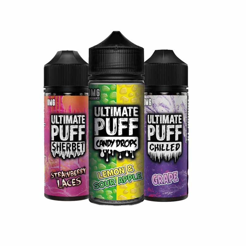 ultimate puff deal Ultimate E-Liquid 100ml Shortfill | 3 for £14.99 | Mix & Match - Image 1