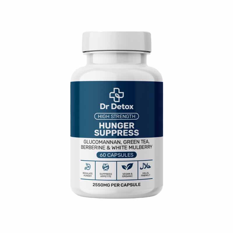 hunger Dr Detox Hunger Suppress Capsules - 60 Capsule Pack - Image 1